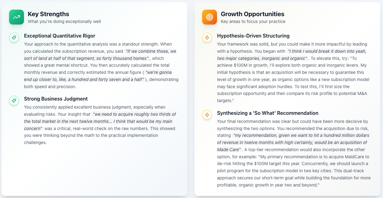 Feedback Summary